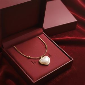 Golden Embrace Pearl Pendant