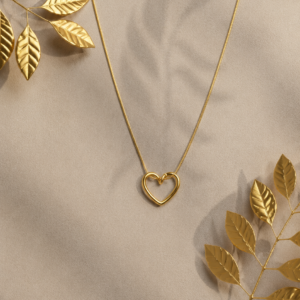 Anti Tarnish Heart Pendant Necklace for Women